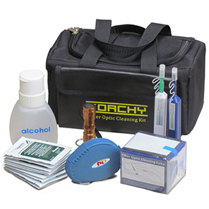 Imagen Kit de limpieza y preparación de conectores de fibra óptica.